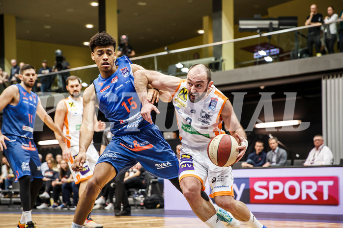 Basketball, Basketball Austria Cup 2019/20, Finale, Kapfenberg Bulls, Klosterneuburg Dukes, Predrag Miletic (8)
