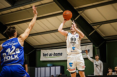 Basketball, Basketball Austria Cup 2021/22, 1/4 Finale, Vienna D.C. Timberwolves, UNGER STEEL Gunners Oberwart, Jonas John (99)