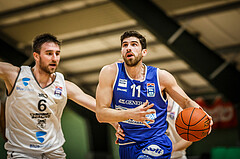Basketball, Basketball Austria Cup 2021/22, 1/4 Finale, Vienna D.C. Timberwolves, UNGER STEEL Gunners Oberwart, Ioannis Chatzinikolas (11)