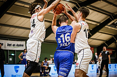 Basketball, Basketball Austria Cup 2021/22, 1/4 Finale, Vienna D.C. Timberwolves, UNGER STEEL Gunners Oberwart, Renato Poljak (16)