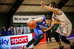 Basketball, Basketball Austria Cup 2021/22, 1/4 Finale, Vienna D.C. Timberwolves, UNGER STEEL Gunners Oberwart, Ioannis Chatzinikolas (11)