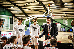 Basketball, Basketball Austria Cup 2021/22, 1/4 Finale, Vienna D.C. Timberwolves, UNGER STEEL Gunners Oberwart, Hubert Schmidt (Headcoach)