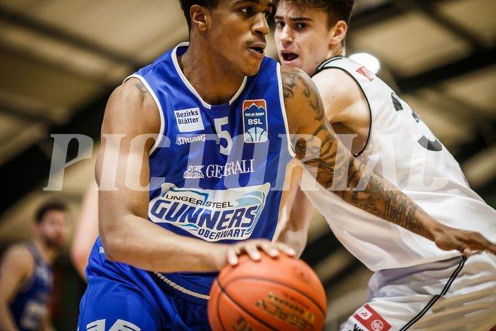 Basketball, Basketball Austria Cup 2021/22, 1/4 Finale, Vienna D.C. Timberwolves, UNGER STEEL Gunners Oberwart, Rob Howard (5)