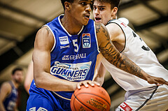 Basketball, Basketball Austria Cup 2021/22, 1/4 Finale, Vienna D.C. Timberwolves, UNGER STEEL Gunners Oberwart, Rob Howard (5)