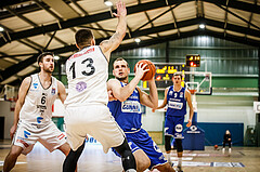 Basketball, Basketball Austria Cup 2021/22, 1/4 Finale, Vienna D.C. Timberwolves, UNGER STEEL Gunners Oberwart, Renato Poljak (16)