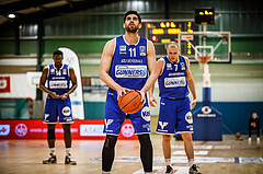 Basketball, Basketball Austria Cup 2021/22, 1/4 Finale, Vienna D.C. Timberwolves, UNGER STEEL Gunners Oberwart, Ioannis Chatzinikolas (11)