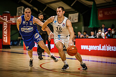 Basketball, Basketball Austria Cup 2021/22, 1/4 Finale, Vienna D.C. Timberwolves, UNGER STEEL Gunners Oberwart, Jakob Szkutta (10)