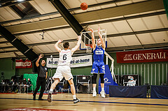 Basketball, Basketball Austria Cup 2021/22, 1/4 Finale, Vienna D.C. Timberwolves, UNGER STEEL Gunners Oberwart, Brock Gardner (10)