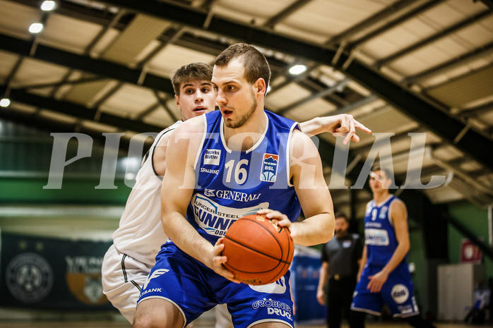 Basketball, Basketball Austria Cup 2021/22, 1/4 Finale, Vienna D.C. Timberwolves, UNGER STEEL Gunners Oberwart, Renato Poljak (16)