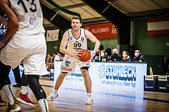 Basketball, Basketball Austria Cup 2021/22, 1/4 Finale, Vienna D.C. Timberwolves, UNGER STEEL Gunners Oberwart, Jonas John (99)