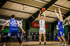 Basketball, Basketball Austria Cup 2021/22, 1/4 Finale, Vienna D.C. Timberwolves, UNGER STEEL Gunners Oberwart, Jakob Szkutta (10)