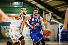 Basketball, Basketball Austria Cup 2021/22, 1/4 Finale, Vienna D.C. Timberwolves, UNGER STEEL Gunners Oberwart, Ioannis Chatzinikolas (11)