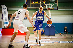 Basketball, Basketball Austria Cup 2021/22, 1/4 Finale, Vienna D.C. Timberwolves, UNGER STEEL Gunners Oberwart, Sebastian Käferle (7)