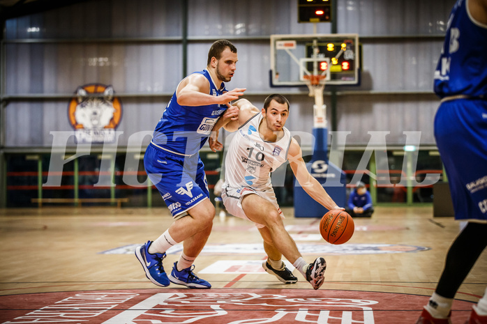 Basketball, Basketball Austria Cup 2021/22, 1/4 Finale, Vienna D.C. Timberwolves, UNGER STEEL Gunners Oberwart, Jakob Szkutta (10)