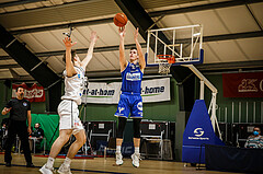 Basketball, Basketball Austria Cup 2021/22, 1/4 Finale, Vienna D.C. Timberwolves, UNGER STEEL Gunners Oberwart, Brock Gardner (10)