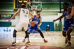 Basketball, Basketball Austria Cup 2021/22, 1/4 Finale, Vienna D.C. Timberwolves, UNGER STEEL Gunners Oberwart, Ioannis Chatzinikolas (11)