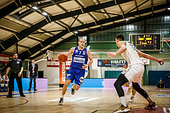 Basketball, Basketball Austria Cup 2021/22, 1/4 Finale, Vienna D.C. Timberwolves, UNGER STEEL Gunners Oberwart, Sebastian Käferle (7)