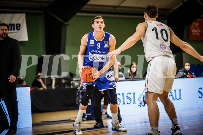Basketball, Basketball Austria Cup 2021/22, 1/4 Finale, Vienna D.C. Timberwolves, UNGER STEEL Gunners Oberwart, Edi Patekar (9)