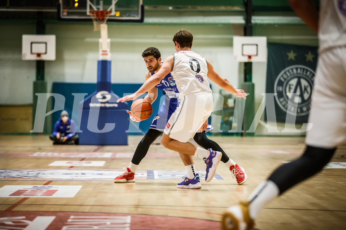 Basketball, Basketball Austria Cup 2021/22, 1/4 Finale, Vienna D.C. Timberwolves, UNGER STEEL Gunners Oberwart, Ioannis Chatzinikolas (11)