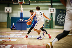 Basketball, Basketball Austria Cup 2021/22, 1/4 Finale, Vienna D.C. Timberwolves, UNGER STEEL Gunners Oberwart, Ioannis Chatzinikolas (11)