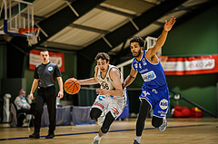 Basketball, Basketball Austria Cup 2021/22, 1/4 Finale, Vienna D.C. Timberwolves, UNGER STEEL Gunners Oberwart, Paul Rotter (66)