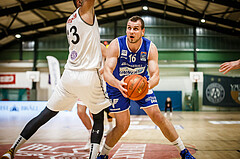 Basketball, Basketball Austria Cup 2021/22, 1/4 Finale, Vienna D.C. Timberwolves, UNGER STEEL Gunners Oberwart, Renato Poljak (16)