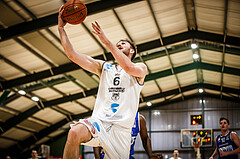 Basketball, Basketball Austria Cup 2021/22, 1/4 Finale, Vienna D.C. Timberwolves, UNGER STEEL Gunners Oberwart, Nemanja Nikolic (6)