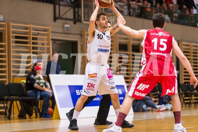 Basketball, 2.Bundesliga, Playoff Semifinale Spiel 2, Mattersburg Rocks, UBC St.Pölten, Jan NICOLI (10)