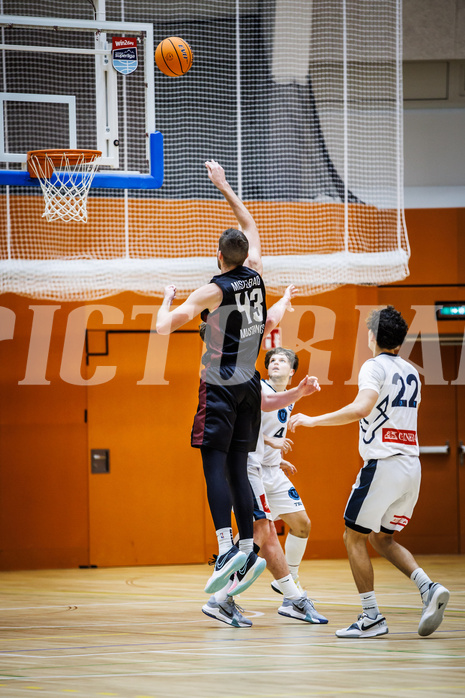 Basketball, Basketball Zweite Liga 2024/25, Grunddurchgang 6.Runde, Vienna Timberwolves, Mistelbach Mustangs, Jakub Jokl (43)