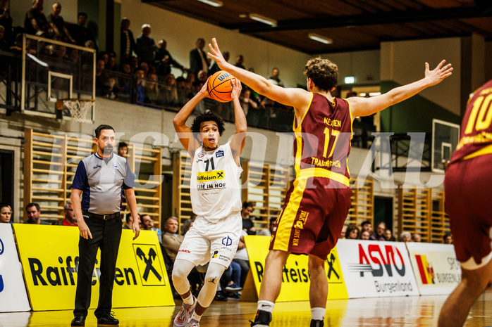 Basketball, Basketball Zweite Liga 2024/25, Grunddurchgang 6.Runde, Mattersburg Rocks, Traiskirchen Lions, Yann Grandperret (11)