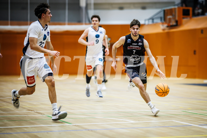 Basketball, Basketball Zweite Liga 2024/25, Grunddurchgang 6.Runde, Vienna Timberwolves, Mistelbach Mustangs, Moritz Czehowsky (7)