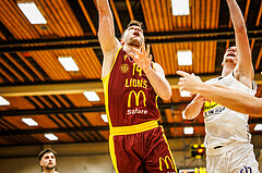 Basketball, Basketball Zweite Liga 2024/25, Grunddurchgang 6.Runde, Mattersburg Rocks, Traiskirchen Lions, Maximilian Schuecker (14)