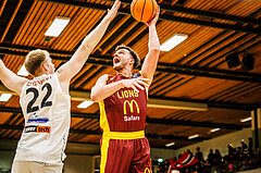 Basketball, Basketball Zweite Liga 2024/25, Grunddurchgang 6.Runde, Mattersburg Rocks, Traiskirchen Lions, Maximilian Schuecker (14)