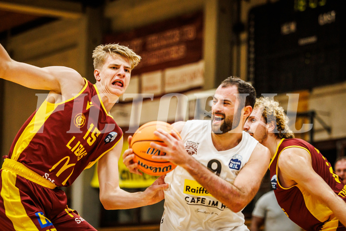 Basketball, Basketball Zweite Liga 2024/25, Grunddurchgang 6.Runde, Mattersburg Rocks, Traiskirchen Lions, Tobias Winkler (9)