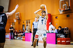 Basketball, Basketball Zweite Liga 2024/25, Grunddurchgang 6.Runde, Vienna Timberwolves, Mistelbach Mustangs, Armin Karian (7)
