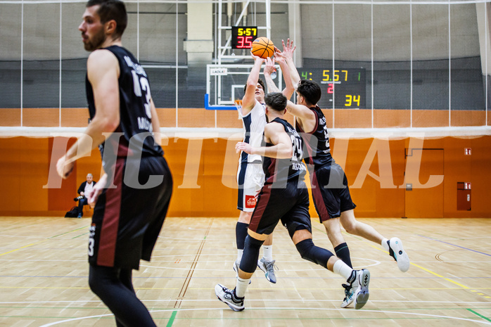 Basketball, Basketball Zweite Liga 2024/25, Grunddurchgang 6.Runde, Vienna Timberwolves, Mistelbach Mustangs, Philipp D'Angelo (9)