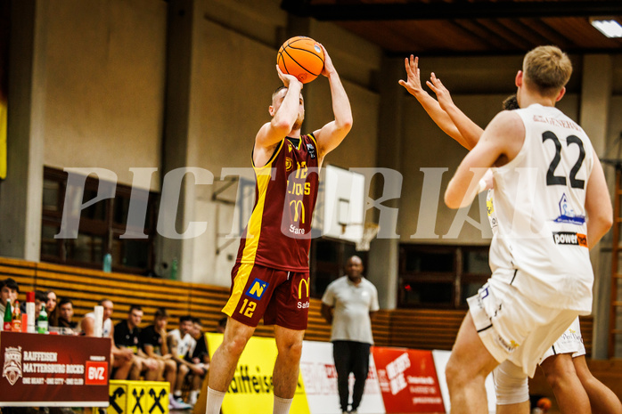 Basketball, Basketball Zweite Liga 2024/25, Grunddurchgang 6.Runde, Mattersburg Rocks, Traiskirchen Lions, Nikica Nikolic (12)