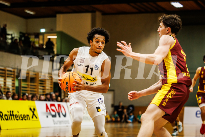 Basketball, Basketball Zweite Liga 2024/25, Grunddurchgang 6.Runde, Mattersburg Rocks, Traiskirchen Lions, Yann Grandperret (11)