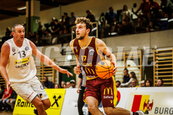 Basketball, Basketball Zweite Liga 2024/25, Grunddurchgang 6.Runde, Mattersburg Rocks, Traiskirchen Lions, Jonas Winkler (17)