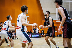 Basketball, Basketball Zweite Liga 2024/25, Grunddurchgang 6.Runde, Vienna Timberwolves, Mistelbach Mustangs, Viktor Vasat (22)