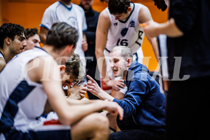 Basketball, Basketball Zweite Liga 2024/25, Grunddurchgang 6.Runde, Vienna Timberwolves, Mistelbach Mustangs, Justin Schlünken (Head Coach)