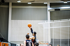 Basketball, Basketball Zweite Liga 2024/25, Grunddurchgang 6.Runde, Vienna Timberwolves, Mistelbach Mustangs, Viktor Vasat (22)