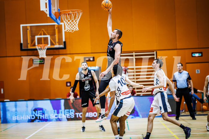 Basketball, Basketball Zweite Liga 2024/25, Grunddurchgang 6.Runde, Vienna Timberwolves, Mistelbach Mustangs, Jakub Jokl (43)