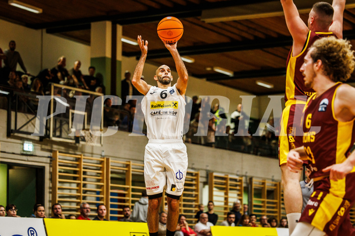 Basketball, Basketball Zweite Liga 2024/25, Grunddurchgang 6.Runde, Mattersburg Rocks, Traiskirchen Lions, Dominik Alturban (6)