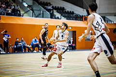 Basketball, Basketball Zweite Liga 2024/25, Grunddurchgang 6.Runde, Vienna Timberwolves, Mistelbach Mustangs, Daniele Kuchar (22)