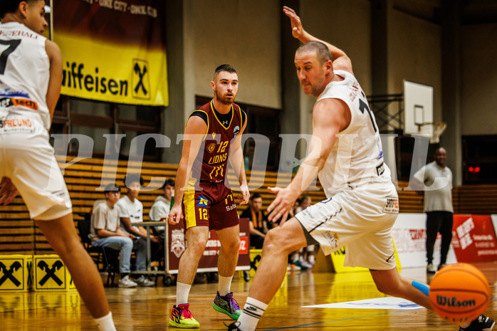 Basketball, Basketball Zweite Liga 2024/25, Grunddurchgang 6.Runde, Mattersburg Rocks, Traiskirchen Lions, Nikica Nikolic (12)