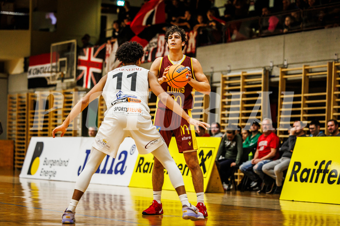 Basketball, Basketball Zweite Liga 2024/25, Grunddurchgang 6.Runde, Mattersburg Rocks, Traiskirchen Lions, David Hofstädter (10)