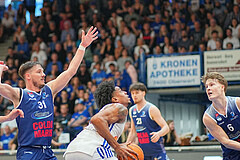 Basketball, Basketball Superliga 2024/25, Playoffs, Finale Spiel 1, Oberwart Gunners vs. BBC Nord Dragonz