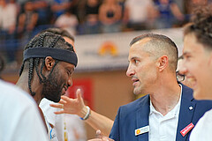 Basketball, Basketball Superliga 2024/25, Playoffs, Finale Spiel 1, Oberwart Gunners vs. BBC Nord Dragonz