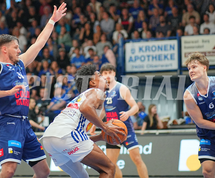 Basketball, Basketball Superliga 2024/25, Playoffs, Finale Spiel 1, Oberwart Gunners vs. BBC Nord Dragonz